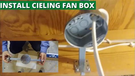 can a ceiling fan be installed without an electrical box|mounting ceiling fan without box.